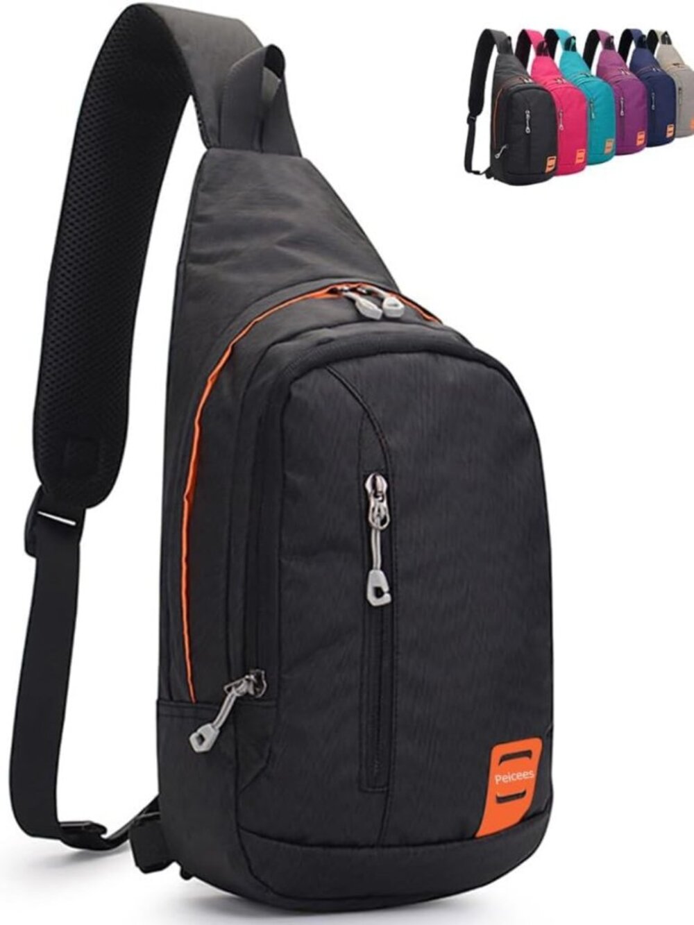 Waterproof Small Sling Backpack | Unisex Crossbody Shoulder Bag | Daypack